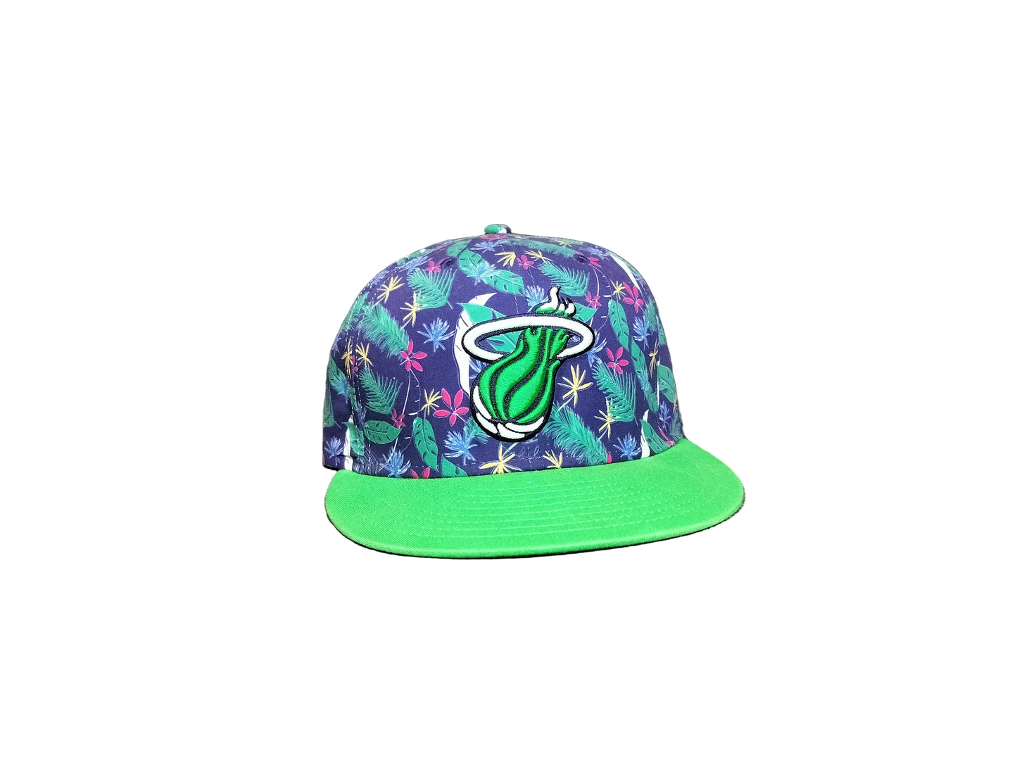 New Era Miami Heat New Era 9Fifty HWC Tropical Strapback Hat