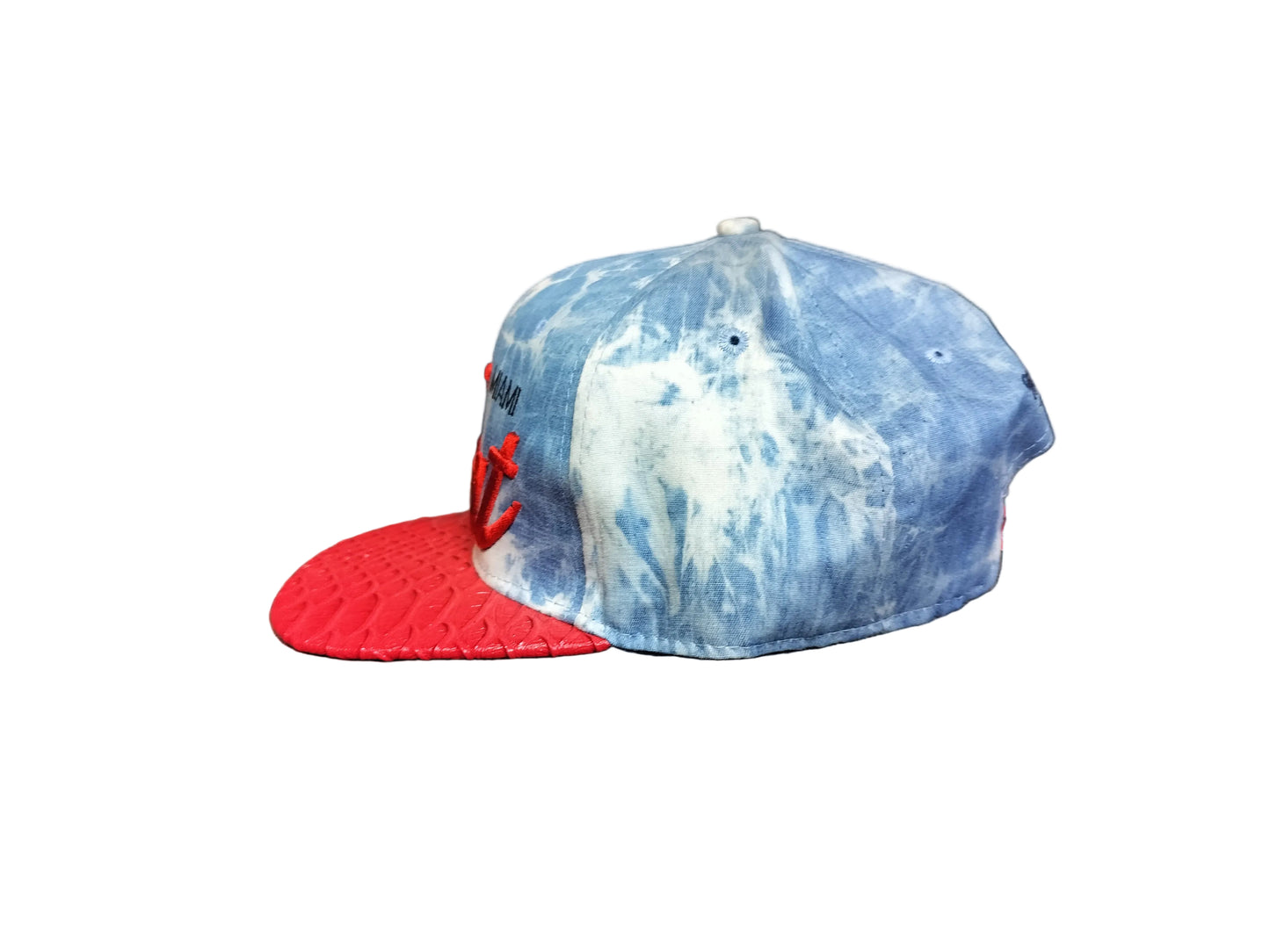 Mitchell & Ness Miami Heat Acid Wash HWC Snakeskin Baseball Hat