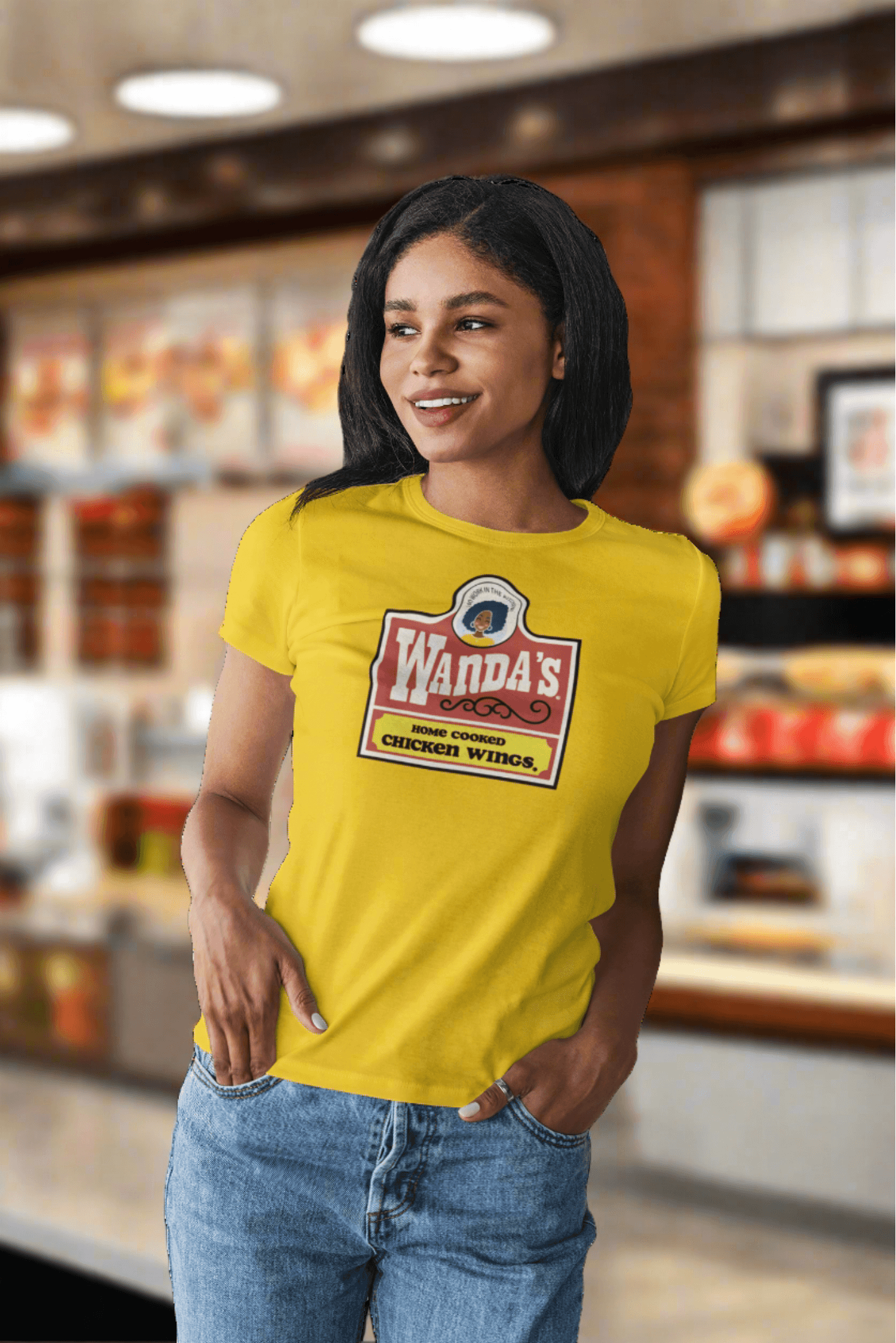 Wanda's Retro Home Cooked Chicken Wings Classic T-Shirt - Sons of SPPhillips