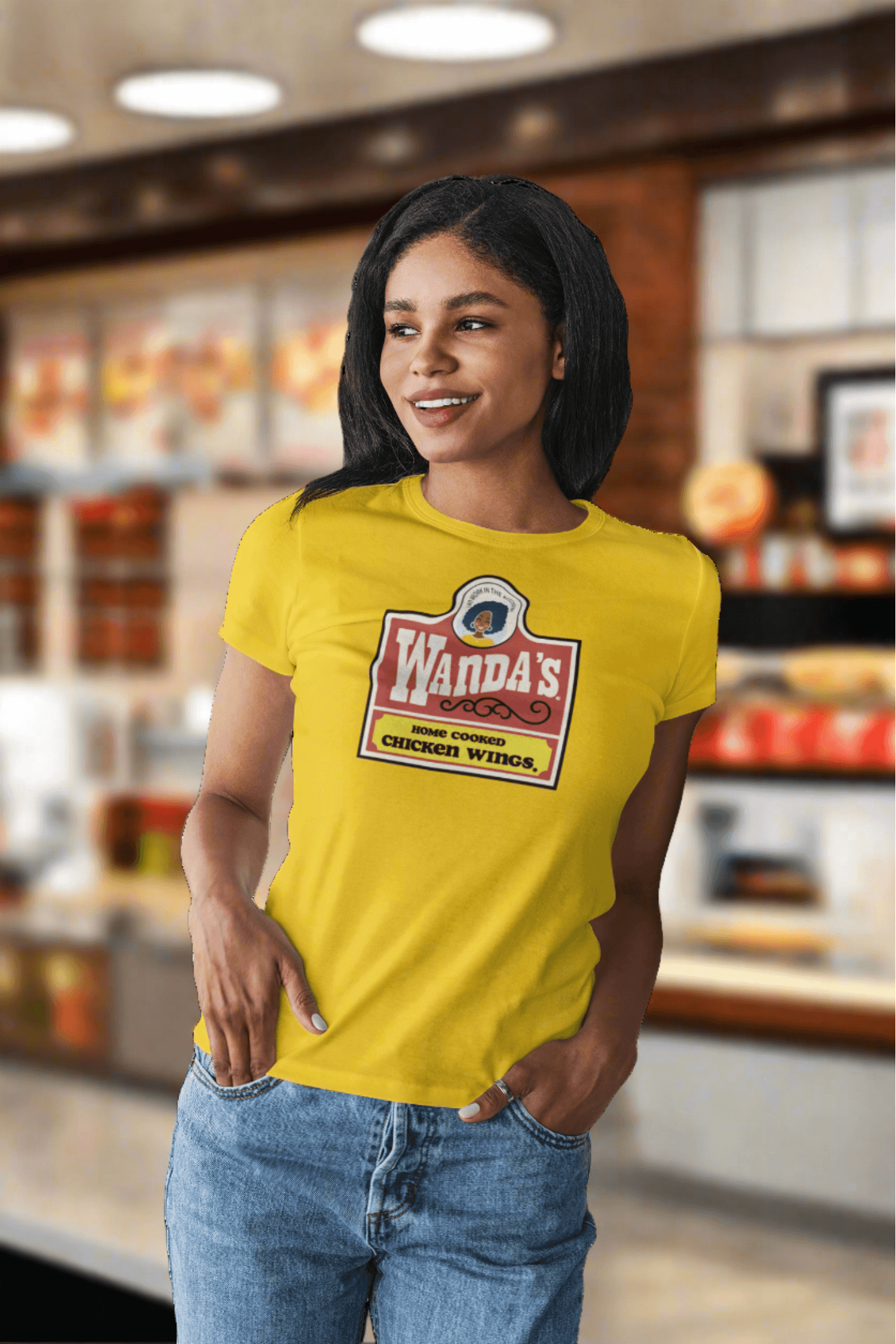 Wanda's Retro Home Cooked Chicken Wings Classic T-Shirt