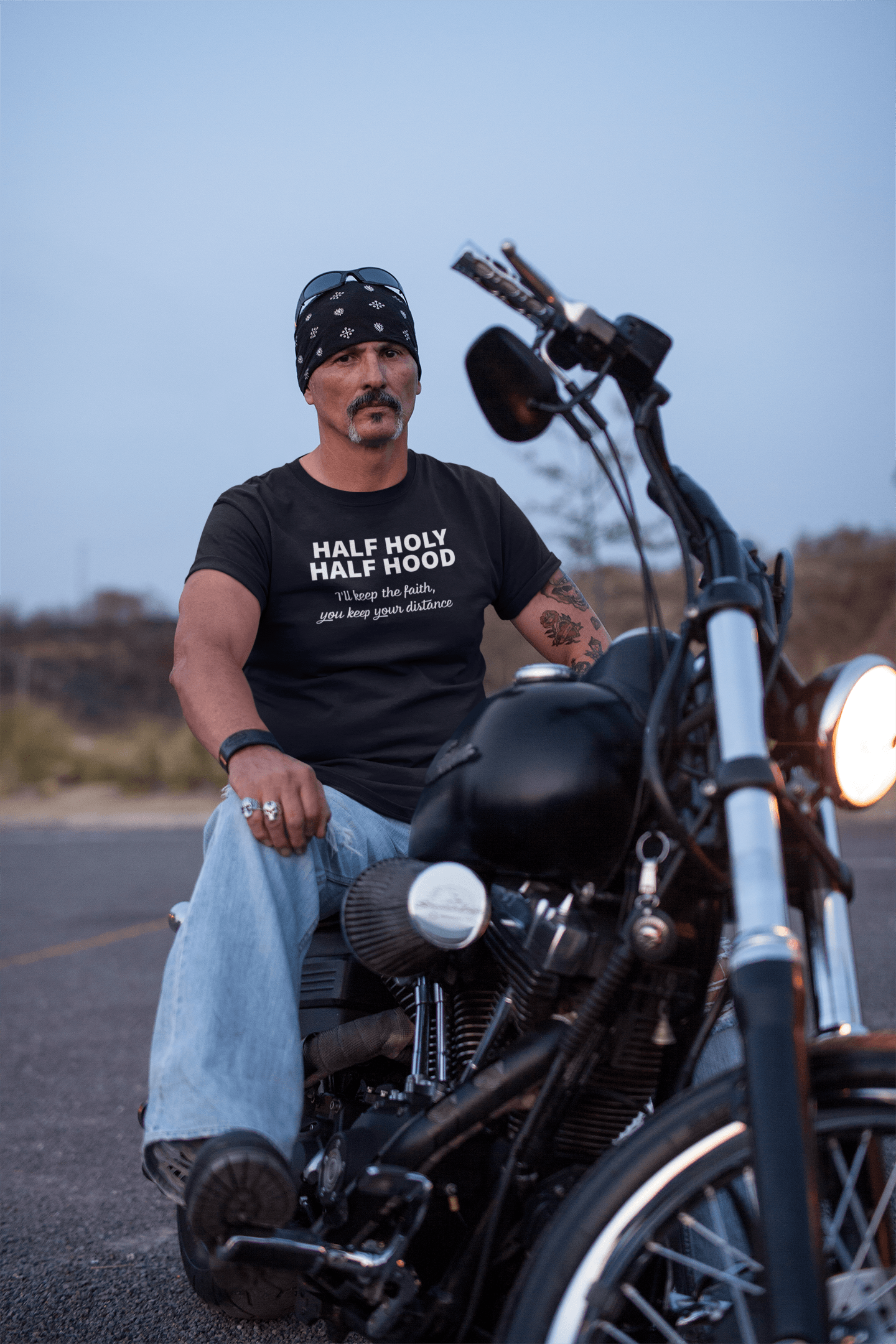 HALF HOLY HALF HOOD "I'll Keep The Faith" Unisex Ultra Cotton Tee - Sons of SPPhillips