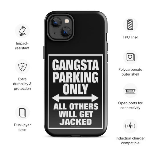 Gangsta Parking Black Tough Case for iPhone® - Sons of SPPhillips