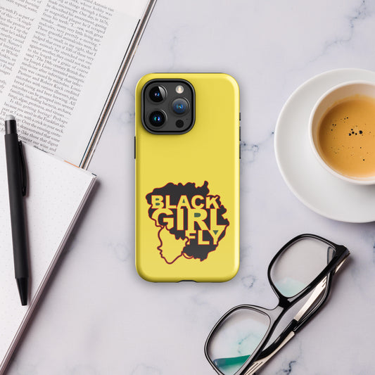 Black Girl Fly Canary Gold Tough Case for iPhone®