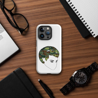 Camo Bro Fro Tough Case for iPhone® - Sons of SPPhillips