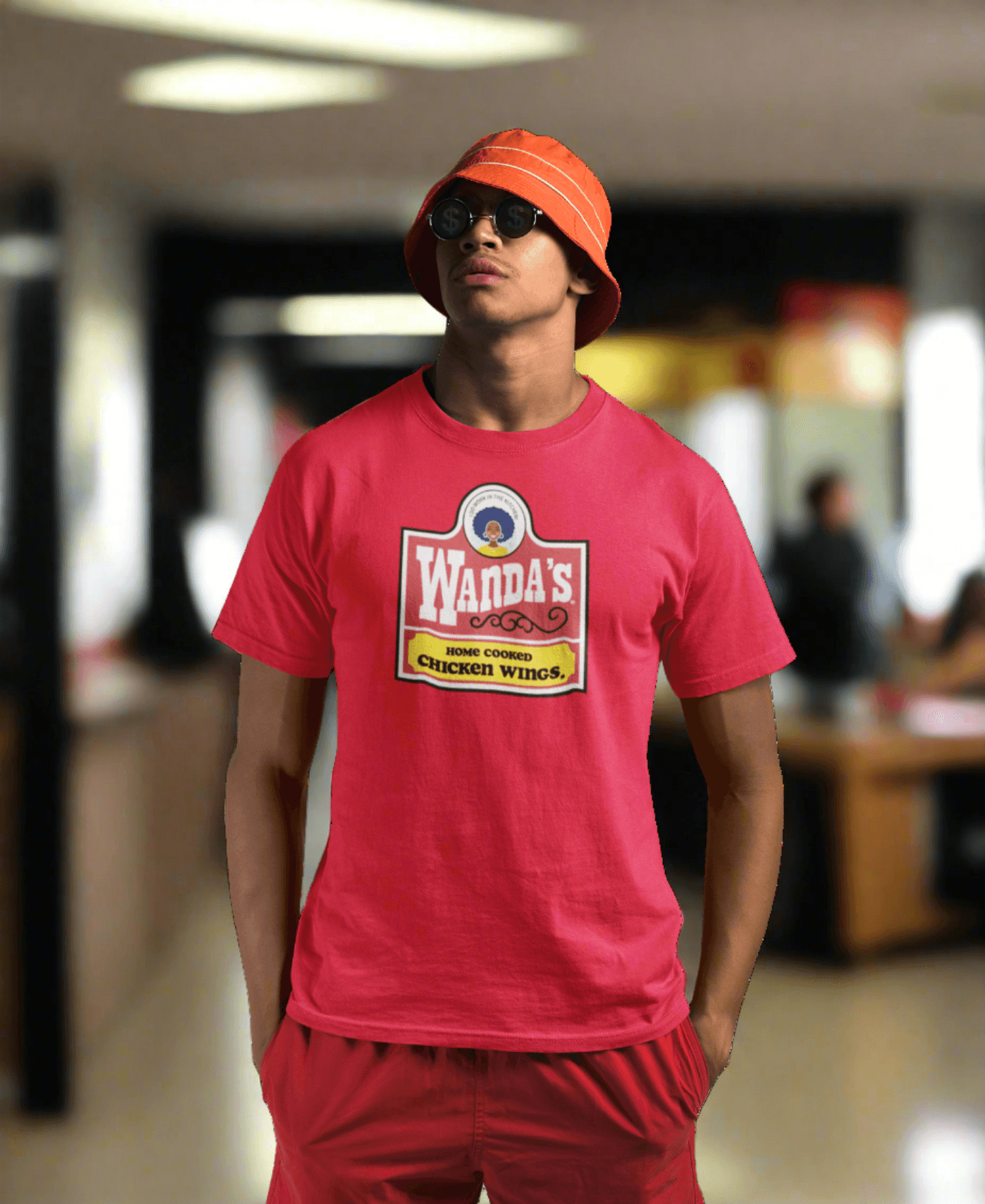 Wanda's Retro Home Cooked Chicken Wings Classic T-Shirt - Sons of SPPhillips