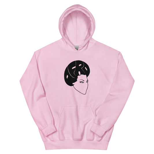 Sistah Fro Black Stencil Hoodie - Sons of SPPhillips