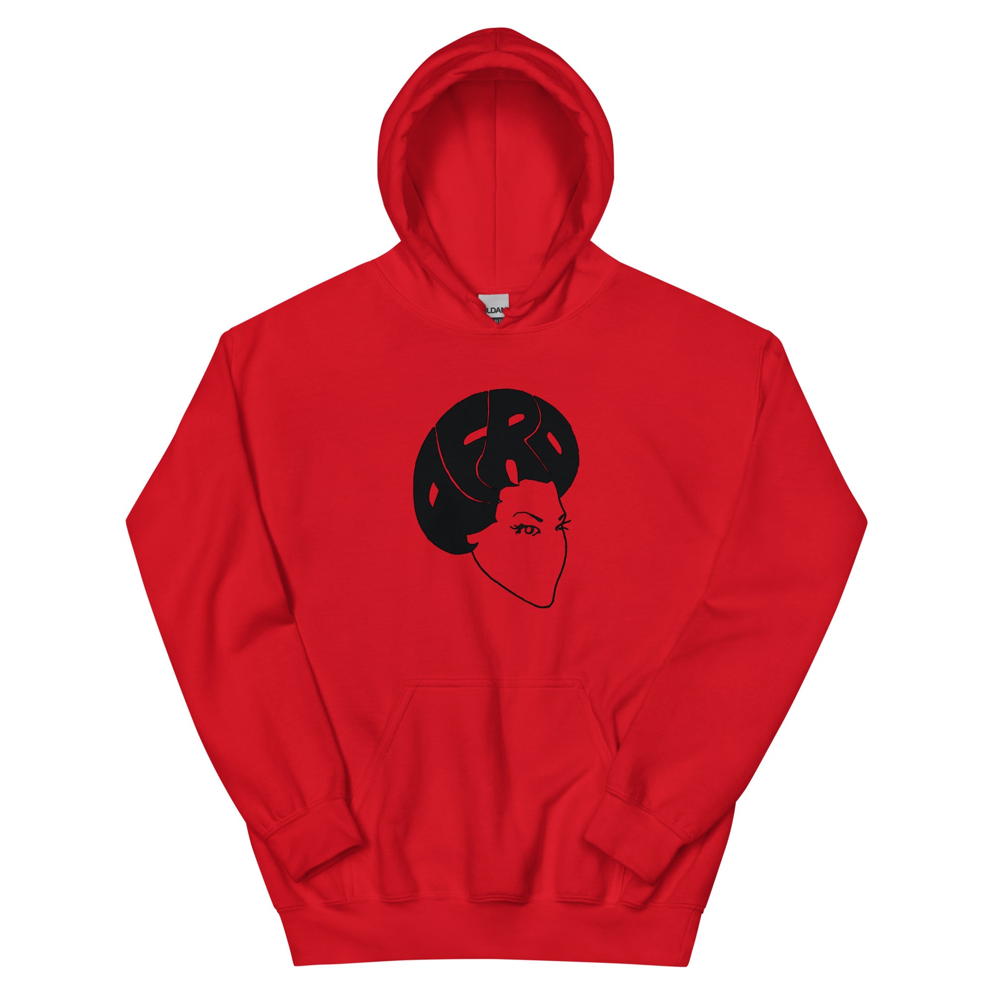 Sistah Fro Black Stencil Hoodie - Sons of SPPhillips