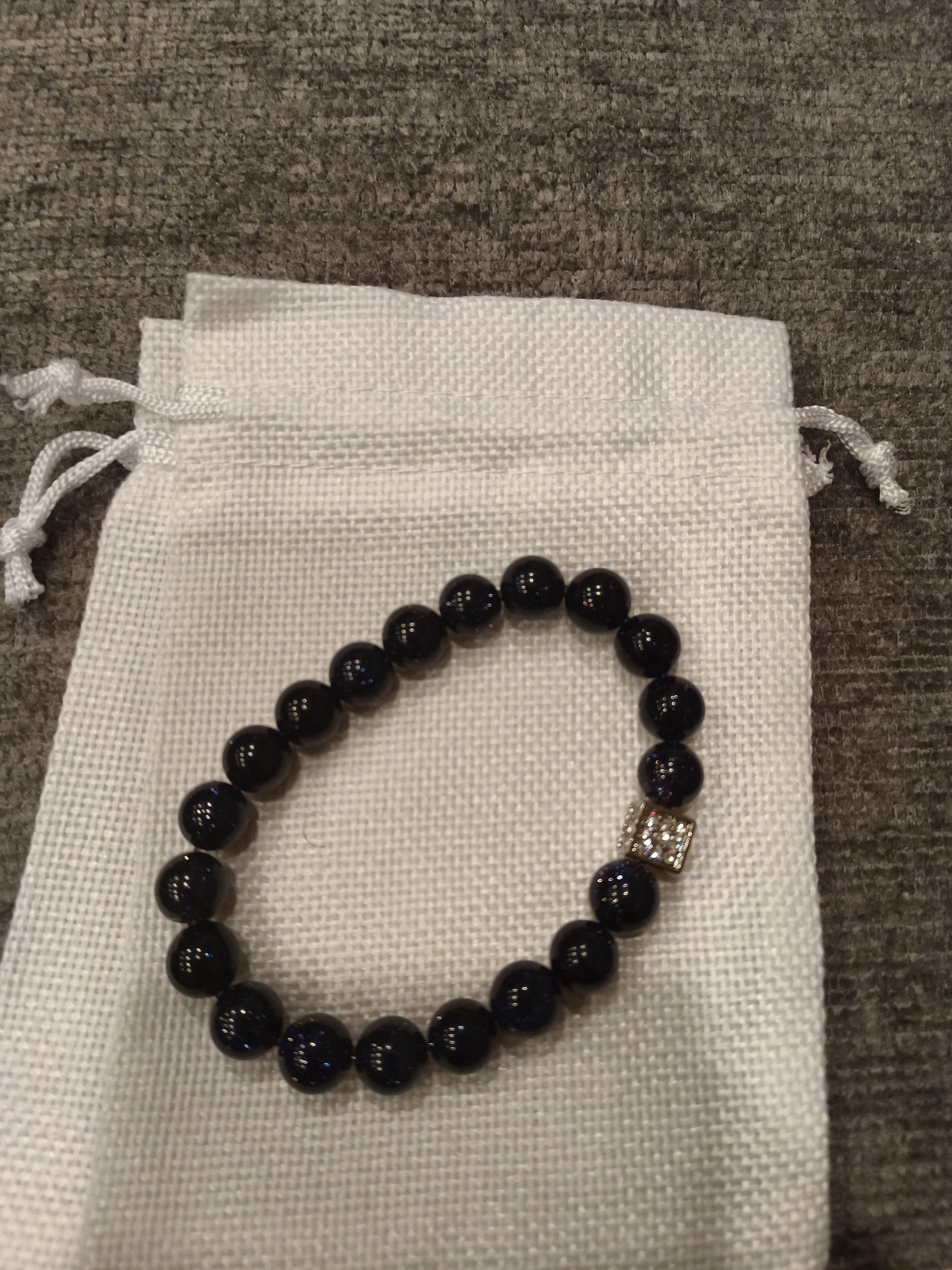 Black Onyx CZ Dice Bracelet - Sons of SPPhillips