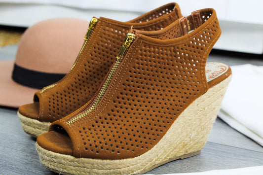 Brash Zip-Front Rope Wedges - Sons of SPPhillips