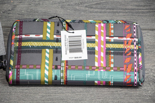 Vera Bradley Brown Midtown Rfid Wristlet Wallet - Sons of SPPhillips