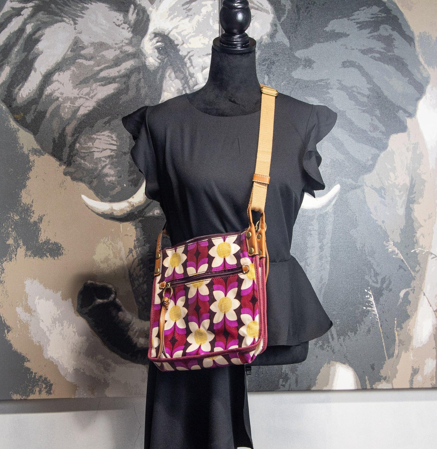 L.N.V. Peplum Top with Asymmetric Train - Sons of SPPhillips