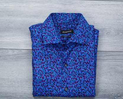 Esquire Floral Slim Fit Dress Shirt - Sons of SPPhillips