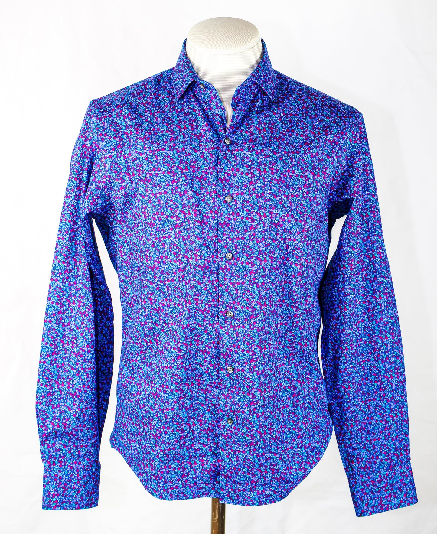 Esquire Floral Slim Fit Dress Shirt - Sons of SPPhillips