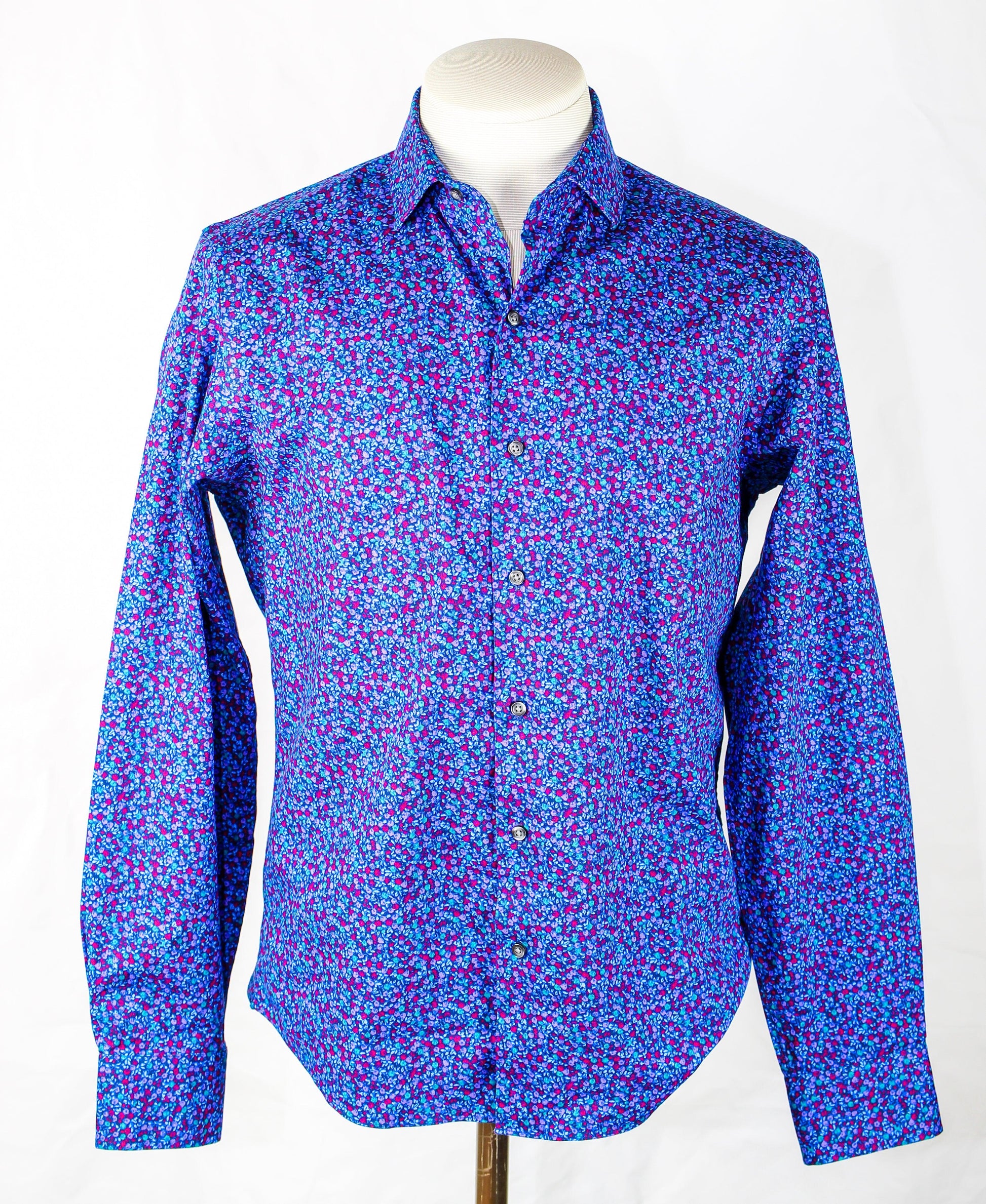 Esquire Floral Slim Fit Dress Shirt - Sons of SPPhillips