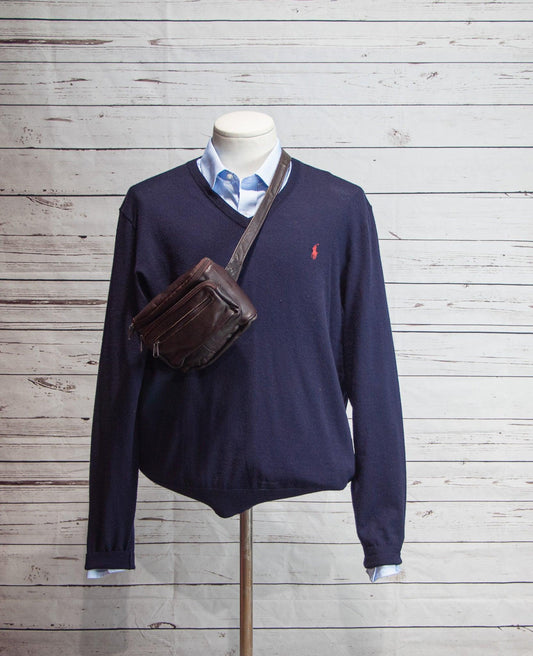 Vintage Genuine Leather Cross Body, Hip Waist Pouch - Sons of SPPhillips