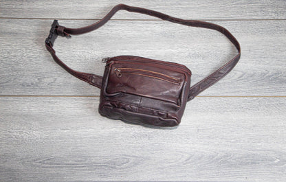 Vintage Genuine Leather Cross Body, Hip Waist Pouch - Sons of SPPhillips