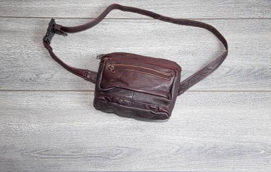 Vintage Genuine Leather Cross Body, Hip Waist Pouch - Sons of SPPhillips