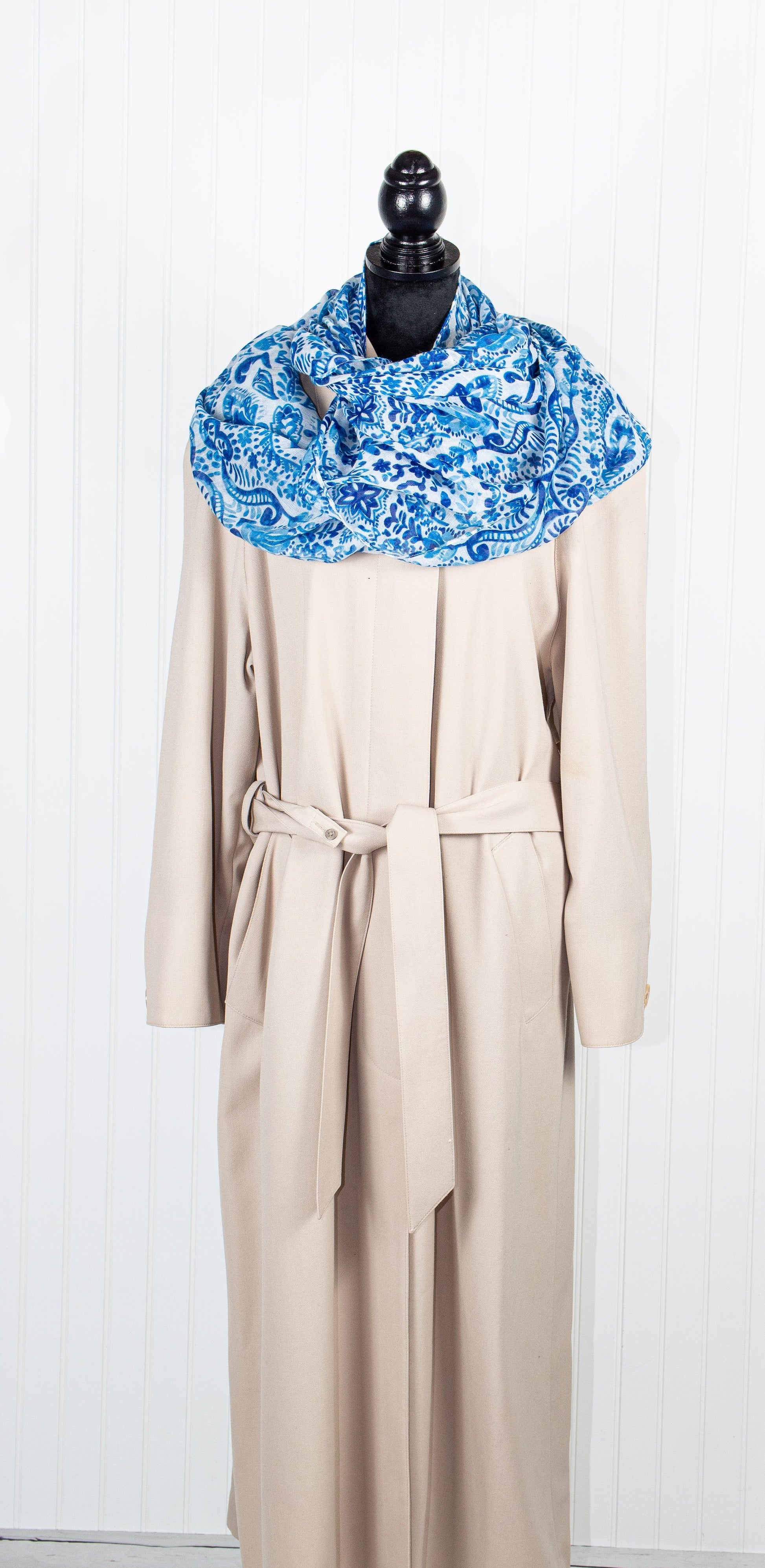 Blue Print infinity Scarf - Sons of SPPhillips