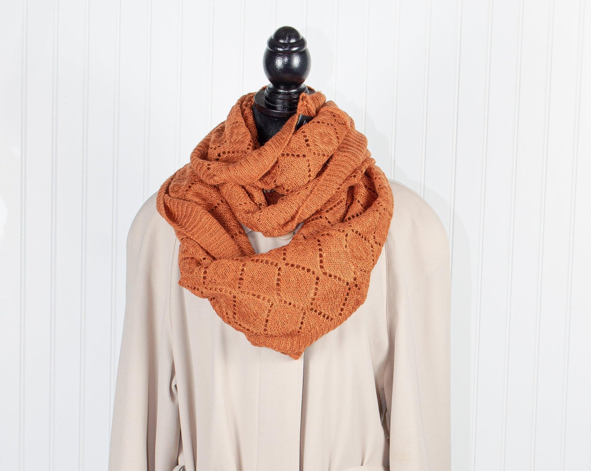 Charlie Paige Rust Orange Infinity Scarf - Sons of SPPhillips