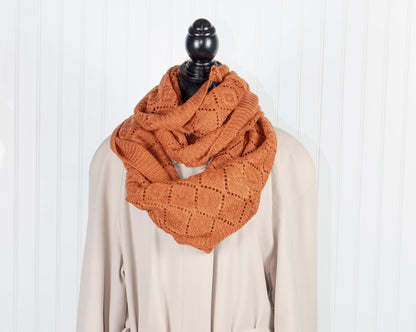 Charlie Paige Rust Orange Infinity Scarf - Sons of SPPhillips
