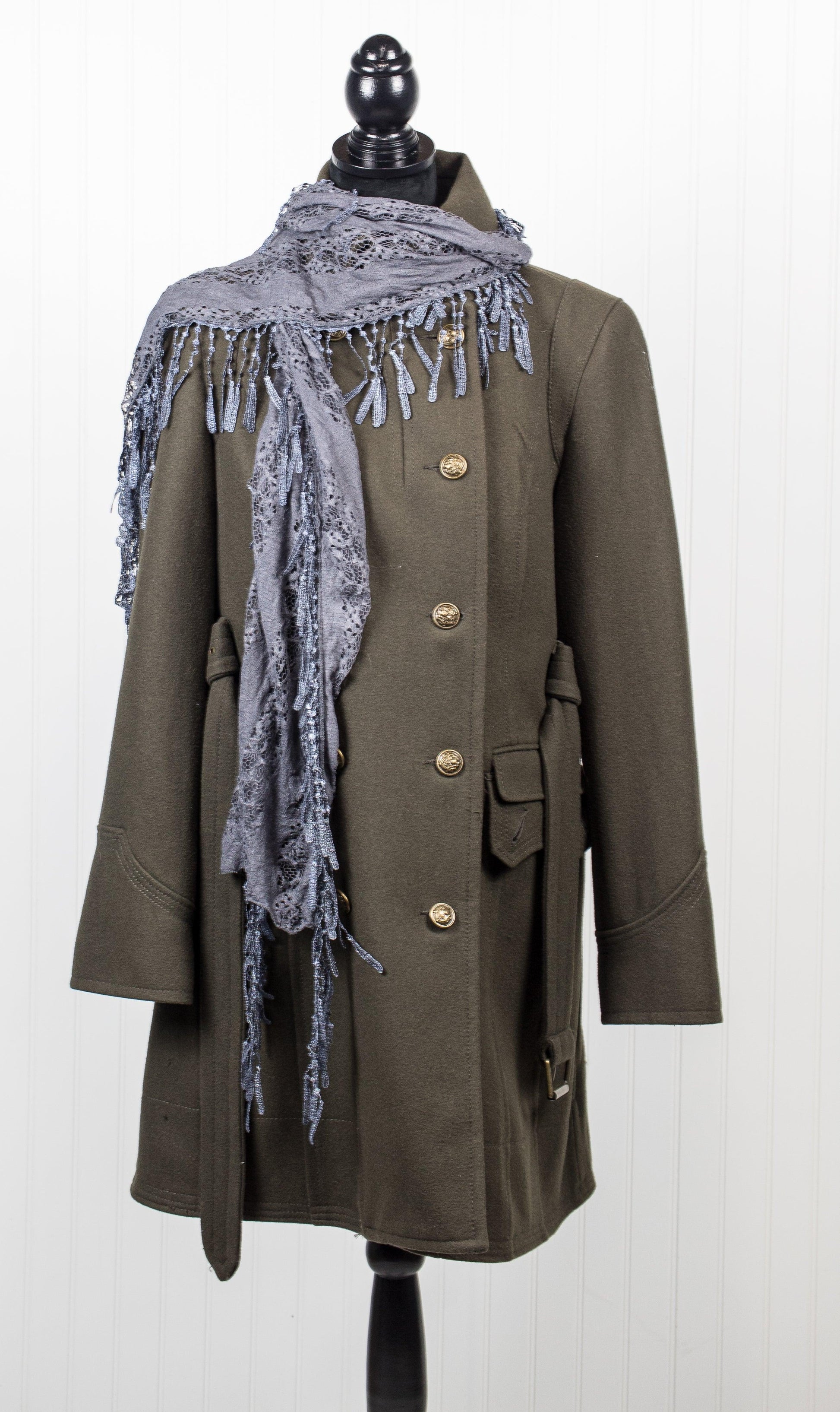 Charcoal Grey Mesh Scarf - Sons of SPPhillips