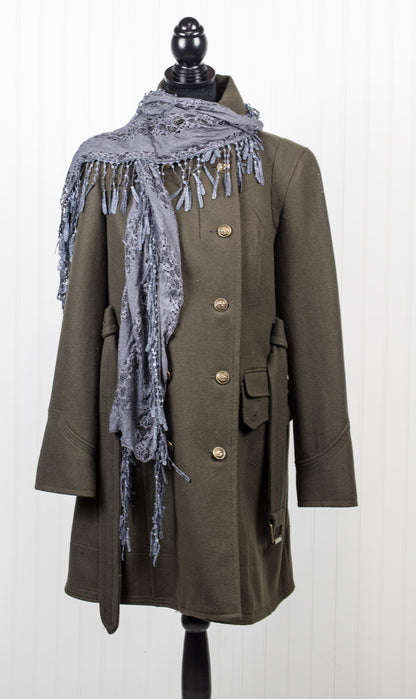 Charcoal Grey Mesh Scarf - Sons of SPPhillips