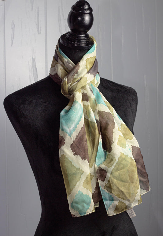 Green Rectangle Neck Scarf - Sons of SPPhillips