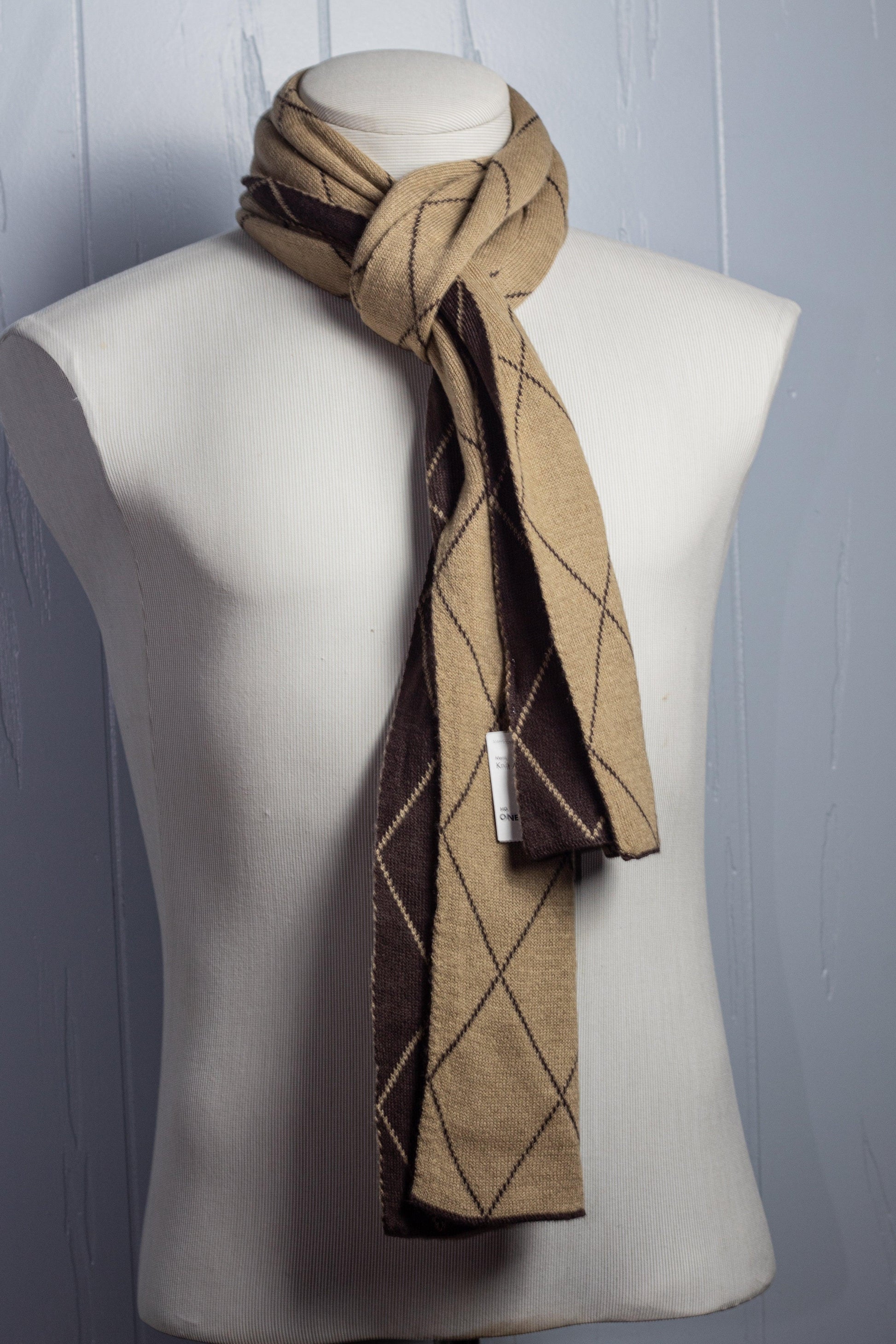 Covington Knit Argyle Scarf - Sons of SPPhillips
