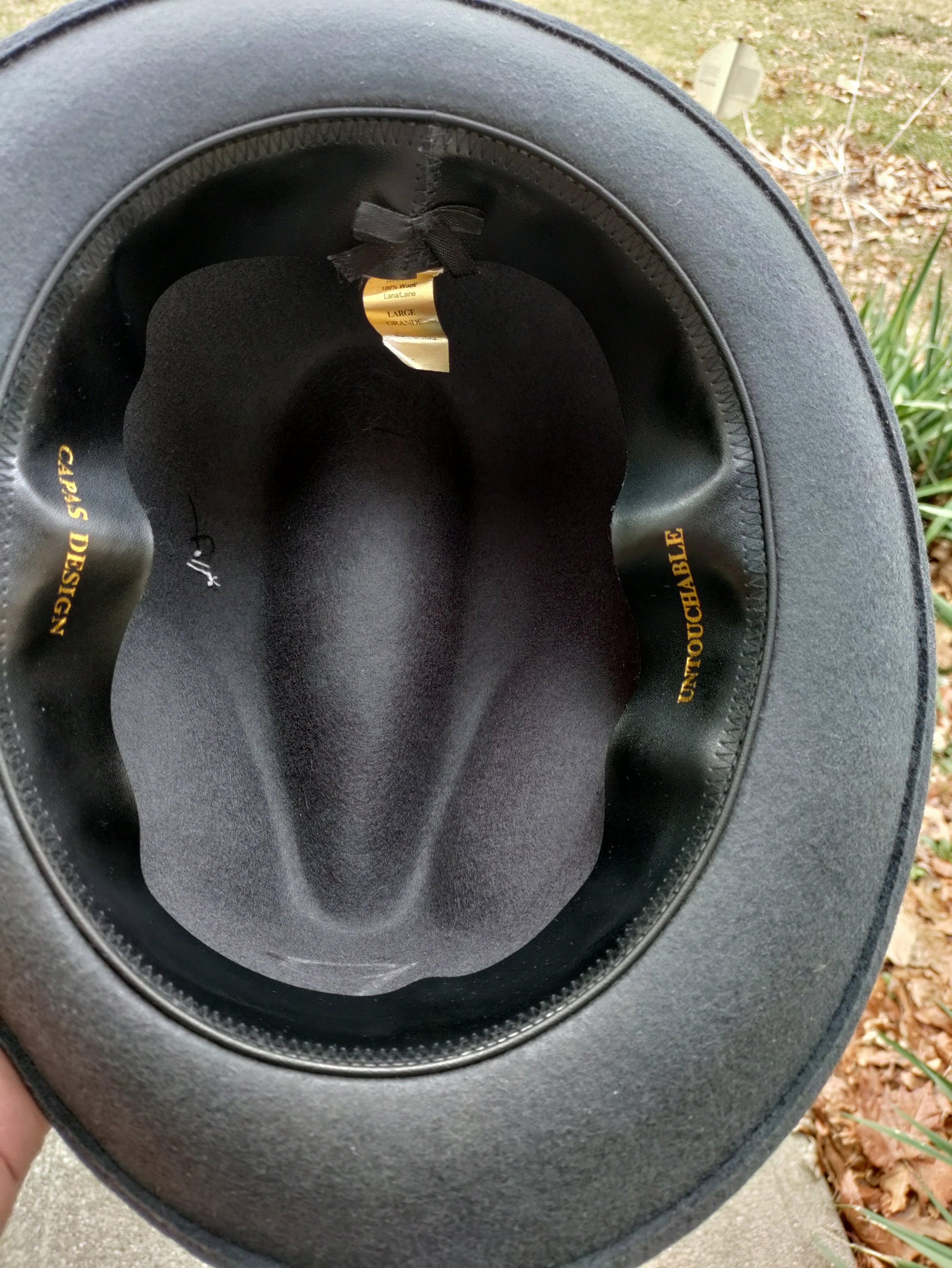 fedora motorcycle helmet Capas Headwear Untouchable Wool Felt Fedora