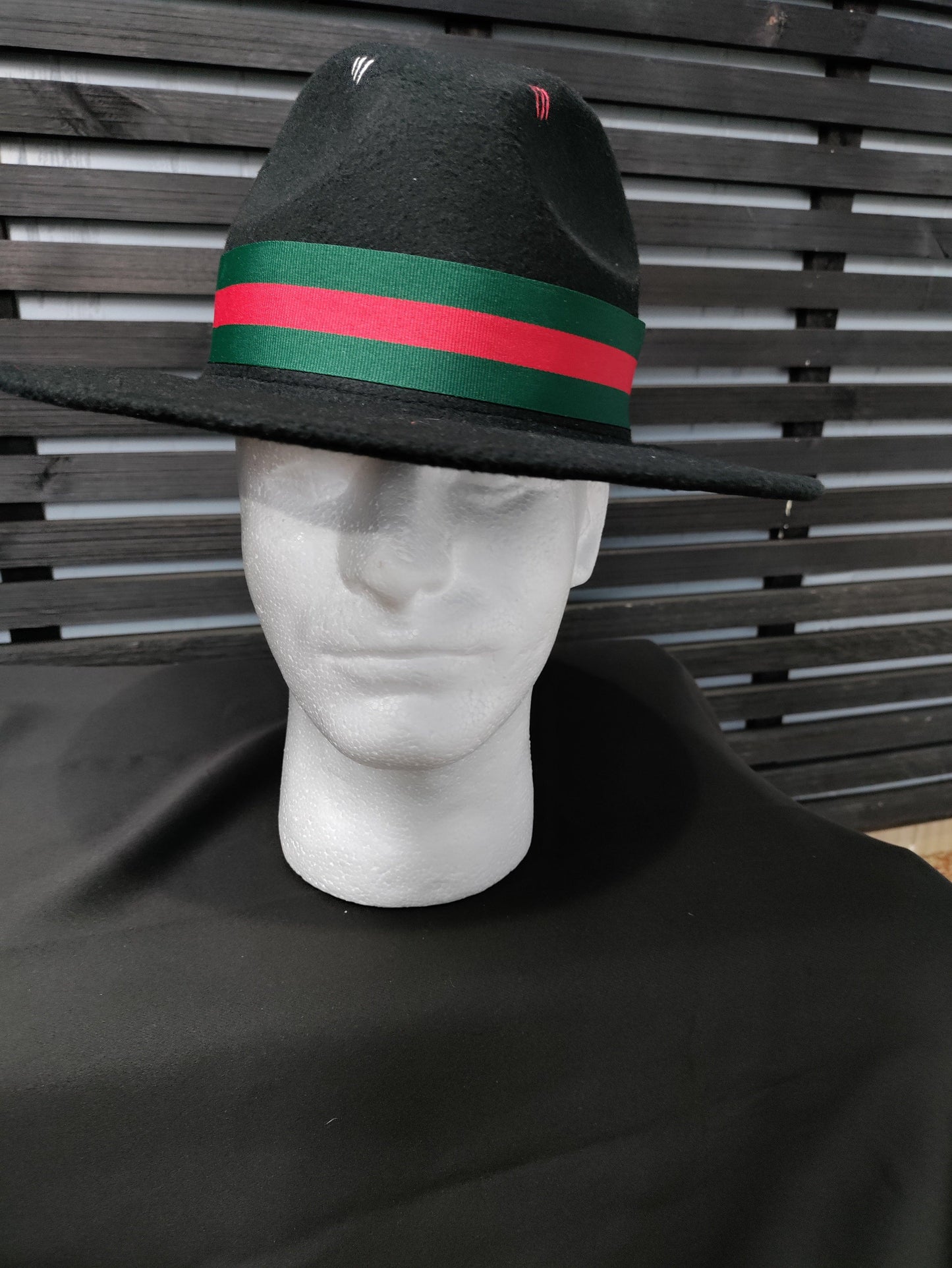 Black Fedora Brim Hat - Sons of SPPhillips