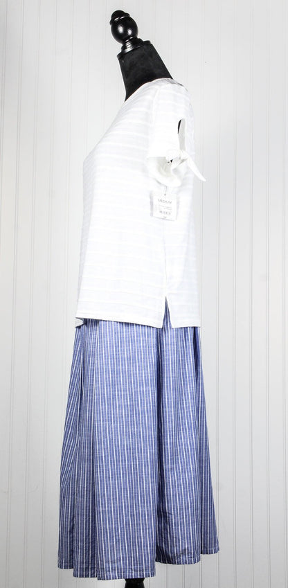 Tommy Hilfiger Striped Midi Skirt Cottagecore - Sons of SPPhillips
