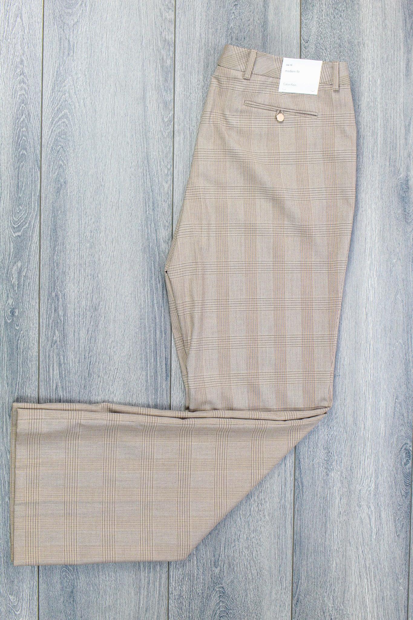Calvin Klein Women's Plaid Modern Fit Pants - Sons of SPPhillips