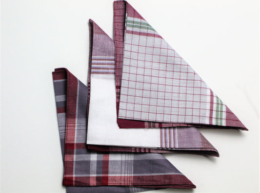100% Cotton Pocket Squares (Sets of 3) - Sons of SPPhillips