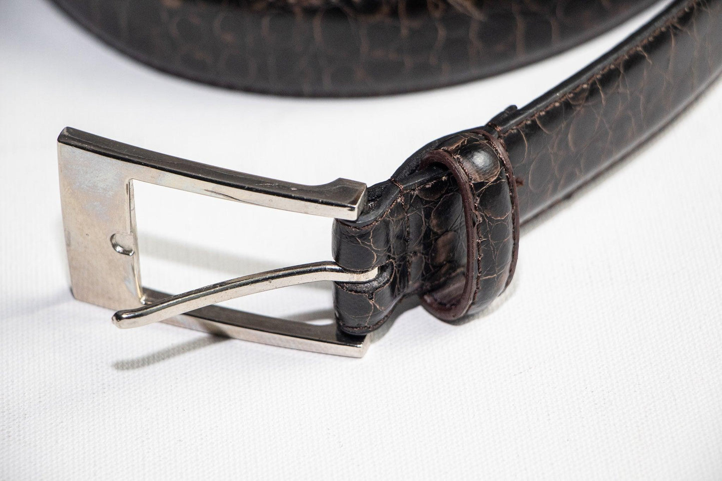 Men's Dark Brown Dress Belt - Sons of SPPhillips