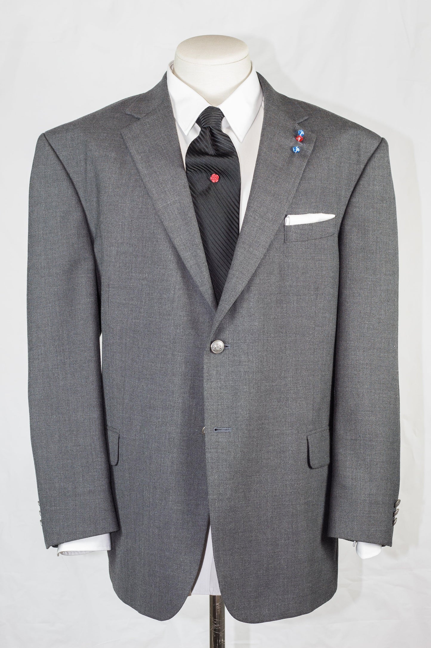 Stafford Charcoal Wool Blazer - Sons of SPPhillips