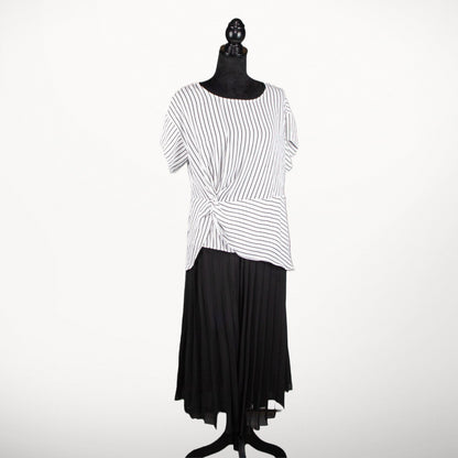 SHINESTAR BLACK PLEATED SKIRT - Sons of SPPhillips
