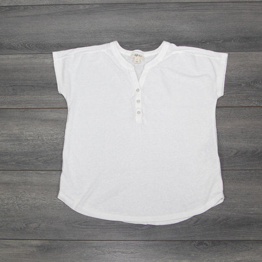 Style & Co Womens White Henley - Sons of SPPhillips