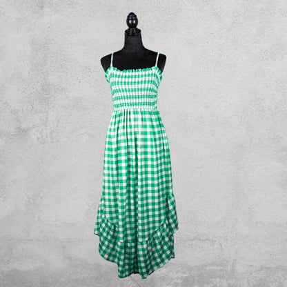 Cato Ruffled Maxi Dress/front- Sons of SPPhillips