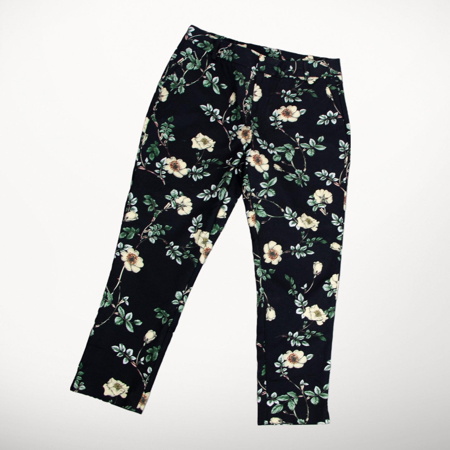 Black Tape Floral Pants - Sons of SPPhillips